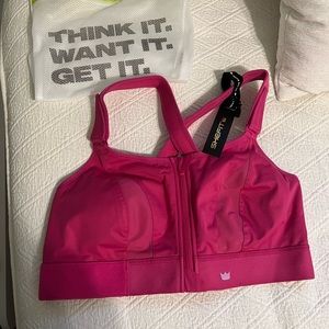 NWT SheFit 2Luxe Ultimate Sports Bra - Berry Pink